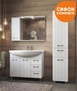 Тумба под раковину напольная Vigo Diana tn.DIA.STI.100.2D.3Y 105 см белый