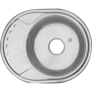 Мойка 5745 U Melana 0,6/160 хром с сифоном (120 ta *15)