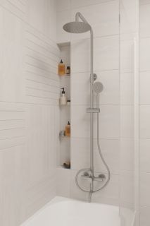 Душевая система Knotlor SS-06, сатин