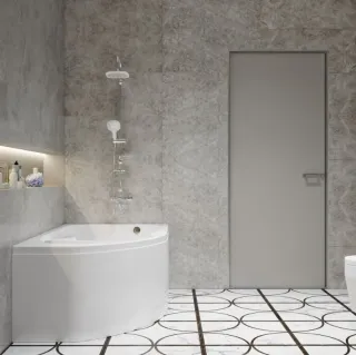 Акриловая ванна Triton София Щ0000046665 правая 170x95 см на Х-каркасе белый