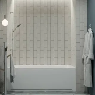 Акриловая ванна 1ACReal Тори Щ0000044551 170x70 см на Х-каркасе белый