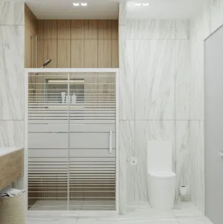 Душевая дверь Triton Слайд Щ0000038520 120 см профиль белый стекло прозрачное с узором