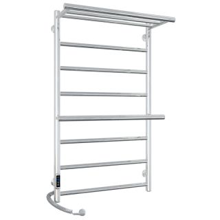 Полотенцесушитель электрический Laris Лавина 73207650 левый с полками П9 50x80см хром