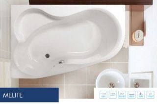 Акриловая ванна VagnerPlast Melite VPBA163MEL3LX-04 левая 160x105см белый