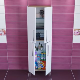 Пенал СанТа Вегас 526008 60см напольный/подвесной белый