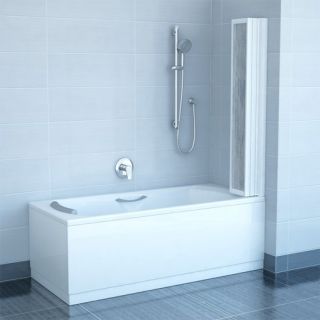 Шторка на ванну Ravak Supernova VS5 794E010041 Rain профиль белый