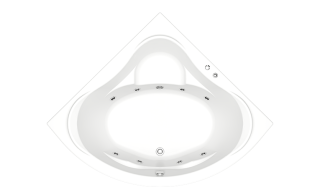 Акриловая ванна Bas Мега 160x160 см без гидромассажа