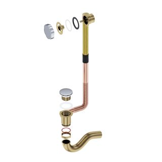 Слив-перелив Timo хром 8004/00