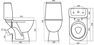 Унитаз напольный RedBlu by Damixa Origin One 818607SC