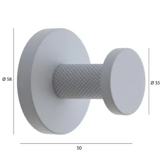 Крючок Boheme Uno 10976-B чёрный