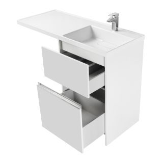 Тумба под стиральную машину Акватон Лондри 60см белый 1A235901LH010