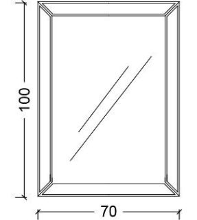 Зеркало Boheme Vogue 529