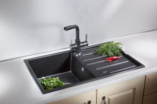 Мойка кухонная Granula GR-8601 базальт