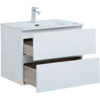 Тумба под раковину Aquanet Алвита New 303909 70 см белый матовый