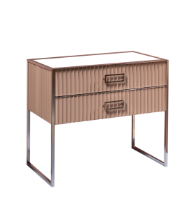 Тумба под раковину Armadi Art Monaco 100см капучино/хром 866-100-CPCR