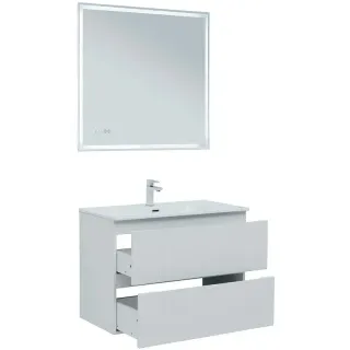 Тумба под раковину Aquanet Джейн 335425 90 см белый матовый