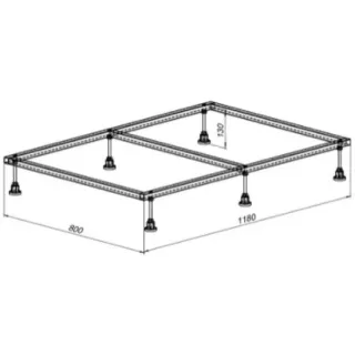 Каркас для поддона Aquanet 267178 118x80 см