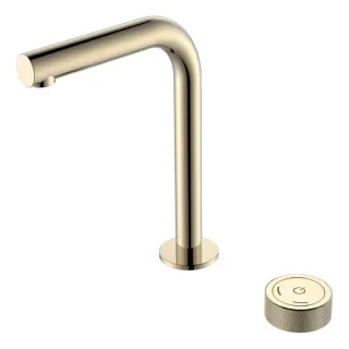 Автоматический смеситель для раковины Boheme Tech 158-G золото