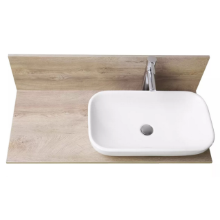 Столешница и панель Акватон Мишель 100см  ВЛДСП дуб эндгрейн 1A253103MIX40