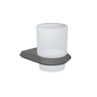 Стакан для ванной комнаты Knotlor SC103GM, оружейная сталь