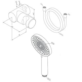 Душевая лейка Am.Pm X-Joy F01185A000 хром