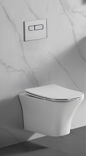 Подвесной унитаз Cerutti SPA Vettore Aria MW CT9242 безободковый белый матовый