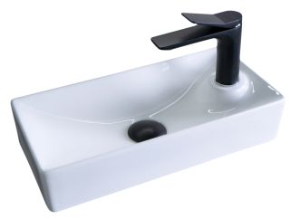 Раковина Gid N9260 61123 подвесная белая 44x22x11