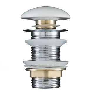 Донный клапан Aquane 330950 без перелива белый