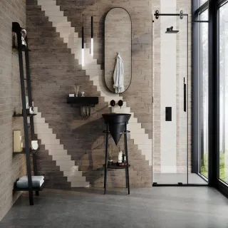 Зеркало с подсветкой Kerama Marazzi Cono CO.mi.PL.42\BLK 42 см чёрный матовый