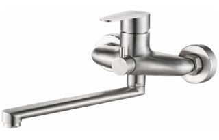 Смеситель для ванны Haiba HB60801-2 сталь