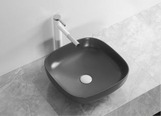 Раковина Cerutti SPA CR2677 42см чёрный матовый