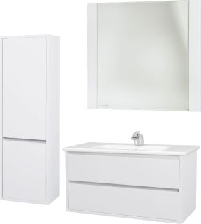 Пенал Bellezza Лоренцо 35см правый белый 00000007034