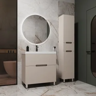 Напольная тумба под раковину Style Line Матис ЛС-00002434 70 см кремовый