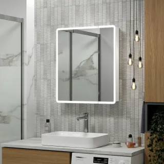 Зеркало-шкаф Reflexion Chill 70 RF2314CH с подсветкой 70х80