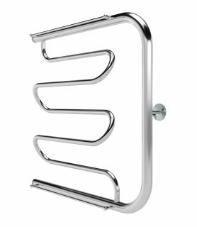 Полотенцесушитель водяной Indigo Фокстрот Liana FLW60-50P с полкой 60x50 см хром