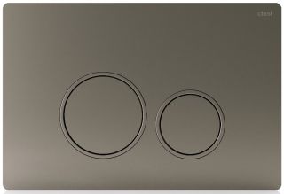 Кнопка смыва Ctesi Round BK0202127 графит