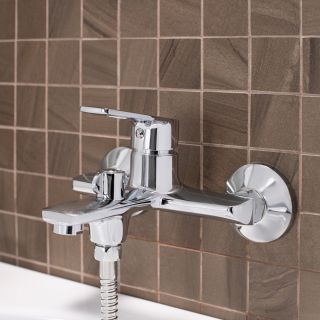 Смеситель для ванны с душем РМС SL134-009E хром