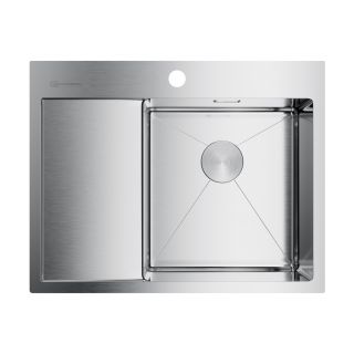 Мойка кухонная Omoikiri Akisame 65-IN-R нерж.сталь/нержавеющая сталь