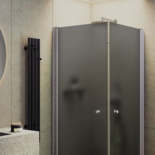 Душевой уголок MaybahGlass MGY-1299-5 90x90см хром матовый