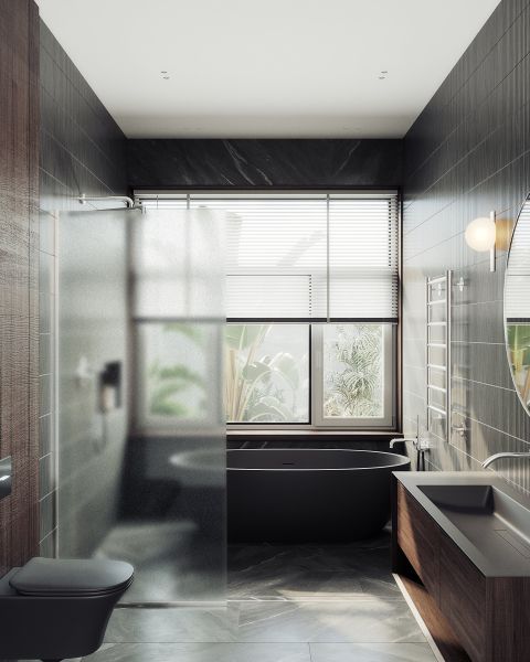 Душевая перегородка MaybahGlass MGD-700-5у 79см хром матовый