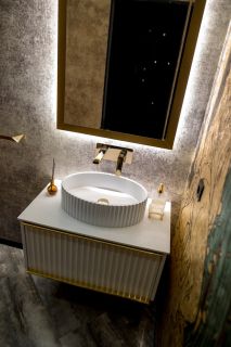 Раковина накладная Boheme белый матовый 878-WM