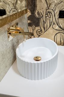 Раковина накладная Boheme белый 878-W