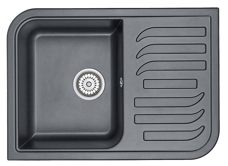 Мойка кухонная Granula 7001, шварц
