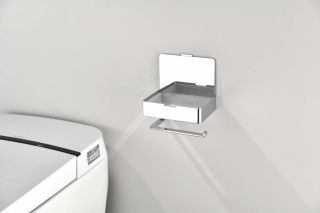 Настенный бумагодержатель плоский Grocenberg AC0050 (Хром)