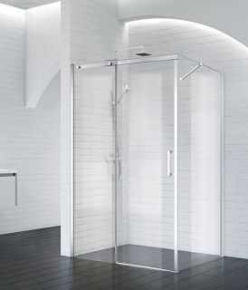 Душевой уголок BelBagno прямоугольный хром ACQUA-AH-1-100/80-C-Cr