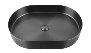 Раковина AltroBagno Eterno 001026 MtGr из нержавеющей стали сталь оружейная