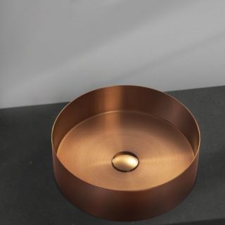 Раковина AltroBagno Luna 001003 RaSp из нержавеющей стали медь матовая