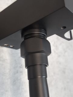 Душевая система с термостатом AltroBagno Metropoli 040401 NeOp черный матовый