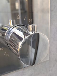 Душевая система с термостатом AltroBagno Unione 040407 Cr  хром