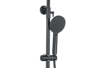 Душевая стойка Aquatek AQ2040MB чёрный матовый